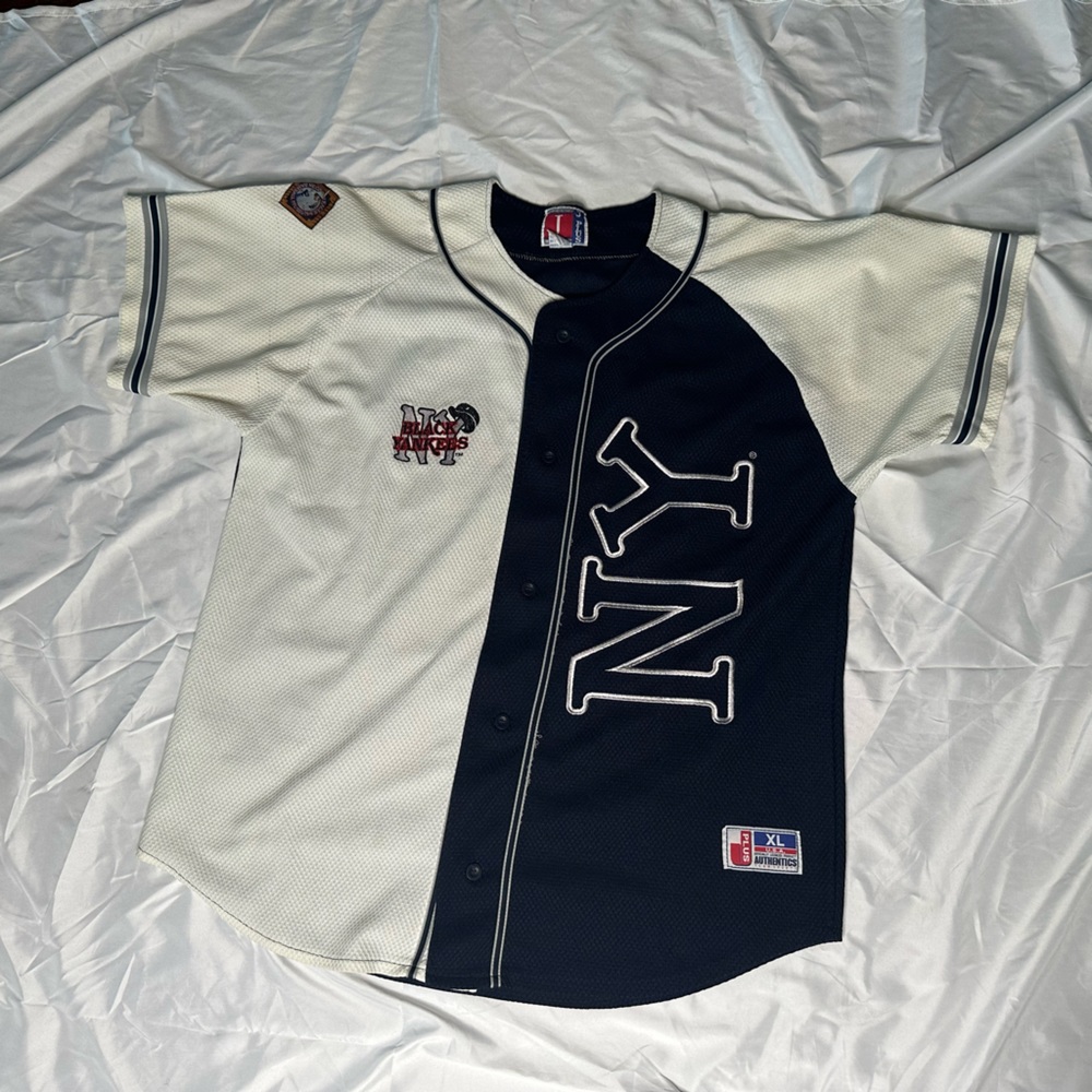 Black Yankees baseball Jersey.